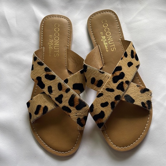 Coconuts by Matisse Cheetah print slip one size 10. Like new condition. - Picture 1 of 6